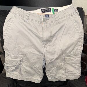 American Eagle Outfitters Gray Cargo Shorts Relaxed Fit